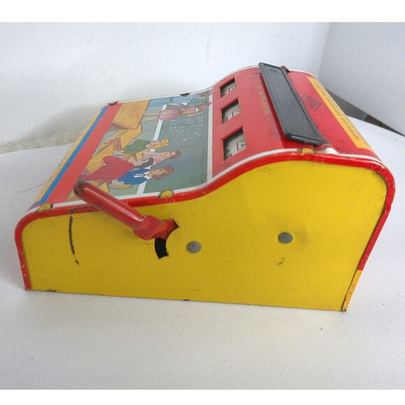 Vintage Wolverine Modern Math Addition Tin Toy Mechanical Adding Machine - Picture 5 of 7